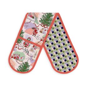 Cath Kidston Xmas Ditsy Double Oven Glove